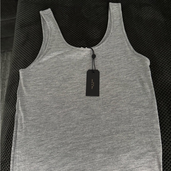 rag & bone Tops - rag & bone Light Gray Tank Top